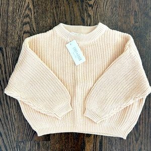 Baby Barn Beige Knit Sweater size 12-18 months
